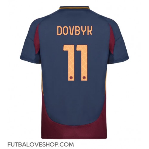 Dres AS Roma Artem Dovbyk #11 Tretina 2024-25 Krátky Rukáv